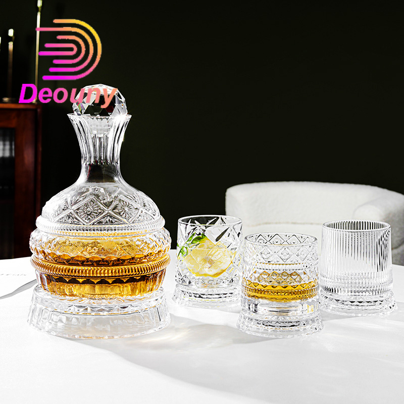 Wine Beer The Whiskey - DEOUNY 유럽 스타 다이아몬드 회전 와인