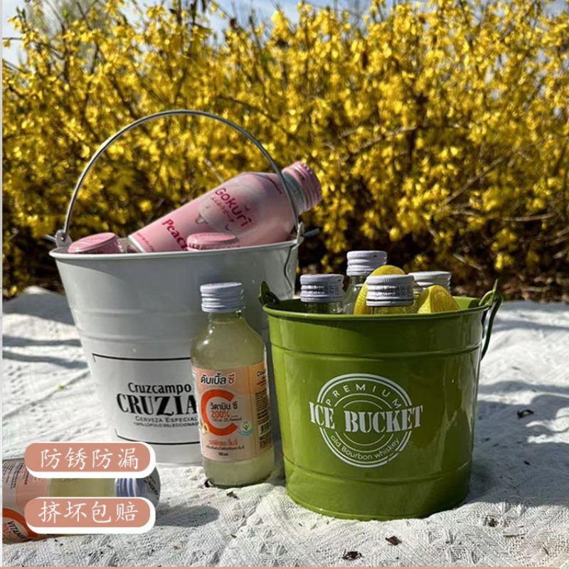 Ice Bucket Silver - 상업용 아이스 버킷 음료 맥주 통,