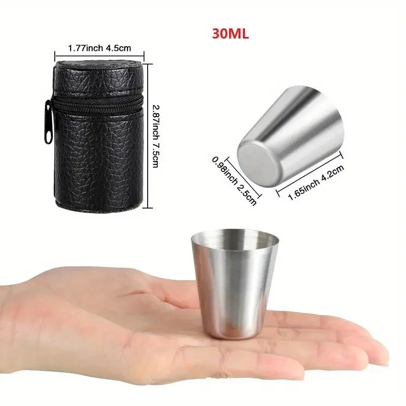 스테인레스 스틸 4피스 30/70ml 소형 와인잔, 미 - Beer Flight Set 리뷰 및 가격