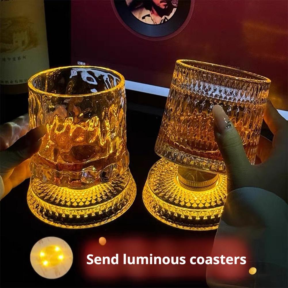 회전하는 위스키 잔, 독창적인 크리스탈 맥주잔, 스트레 - Wine Beer The Whiskey 리뷰 및 가격