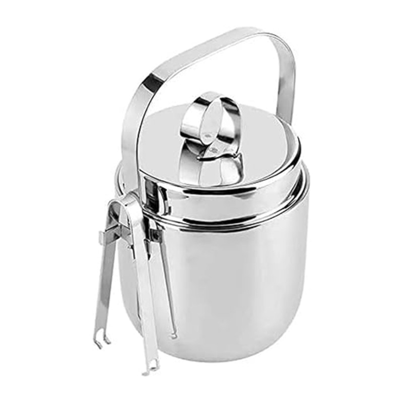 스테인리스 스틸 이중벽 디자인의 ABRE 아이스 버킷  - Ice Bucket Silver 리뷰 및 가격