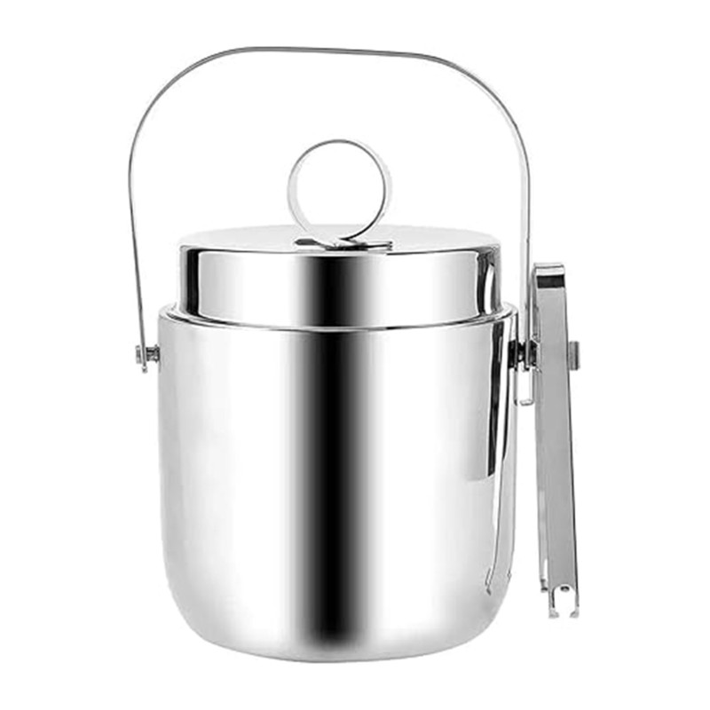스테인리스 스틸 이중벽 디자인의 ABRE 아이스 버킷  - Ice Bucket Silver 리뷰 및 가격