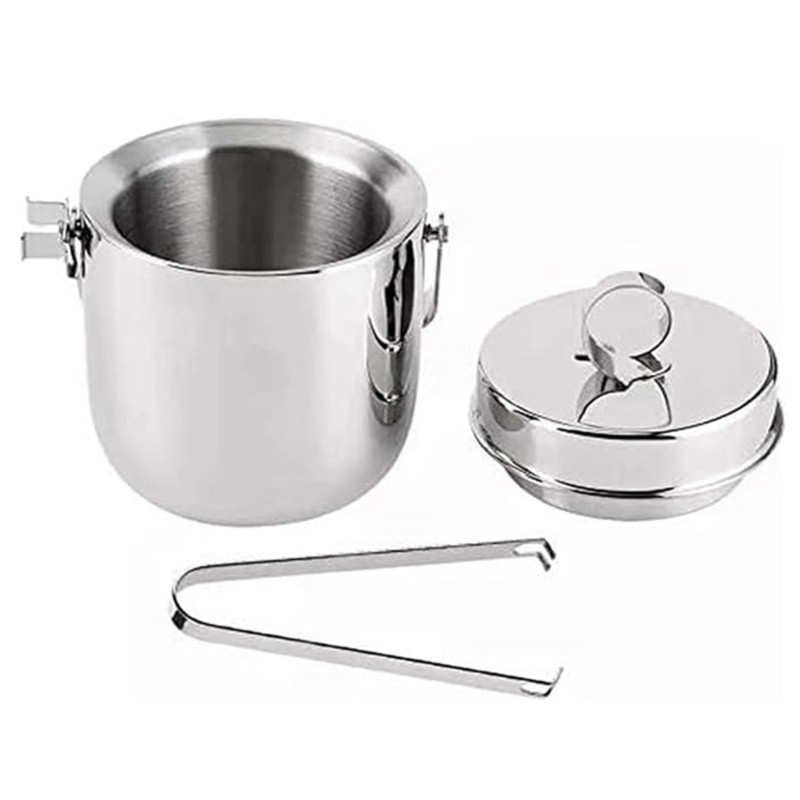 스테인리스 스틸 이중벽 디자인의 ABRE 아이스 버킷  - Ice Bucket Silver 리뷰 및 가격