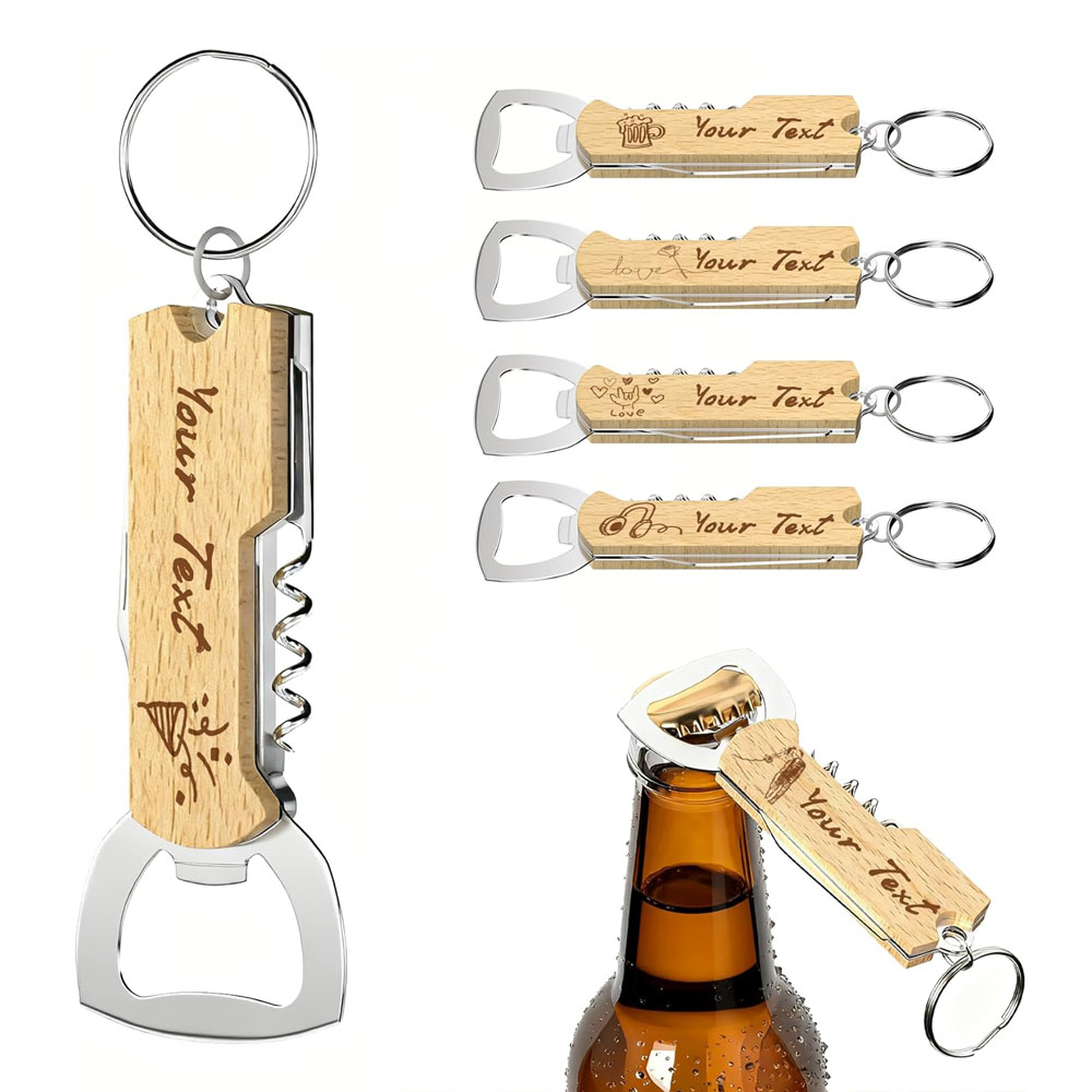 맞춤 각인 로고 병따개 열쇠고리, 결혼 선물용, 와인  - Beer Wine Hobby 리뷰 및 가격
