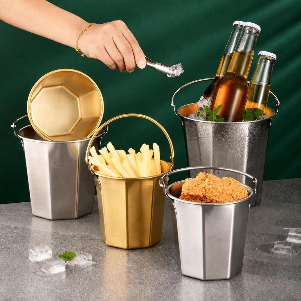 0.7L/1.1L/1.7L 용량 미니 아이스 버킷 30 - Ice Bucket Silver 리뷰 및 가격