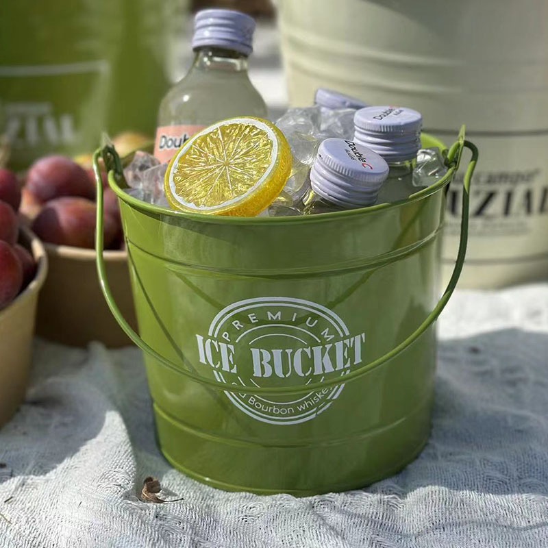 상업용 아이스 버킷 음료 맥주 통, 야외 가정용 아이스 - Ice Bucket Silver 리뷰 및 가격